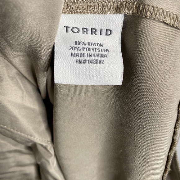 Torrid green utility jacket dress women's size 4 / 4X - Picture 5 of 10